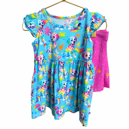 Spots and Dots Peplum & Shorts
