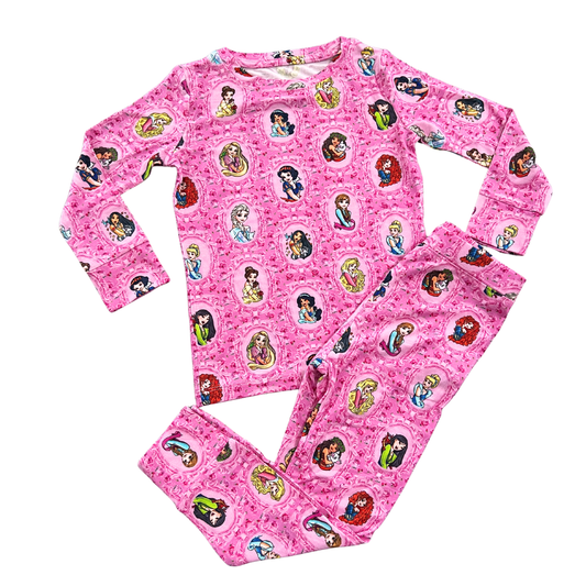 OG Princess Wall Long Sleeve Bamboo Pajama Set