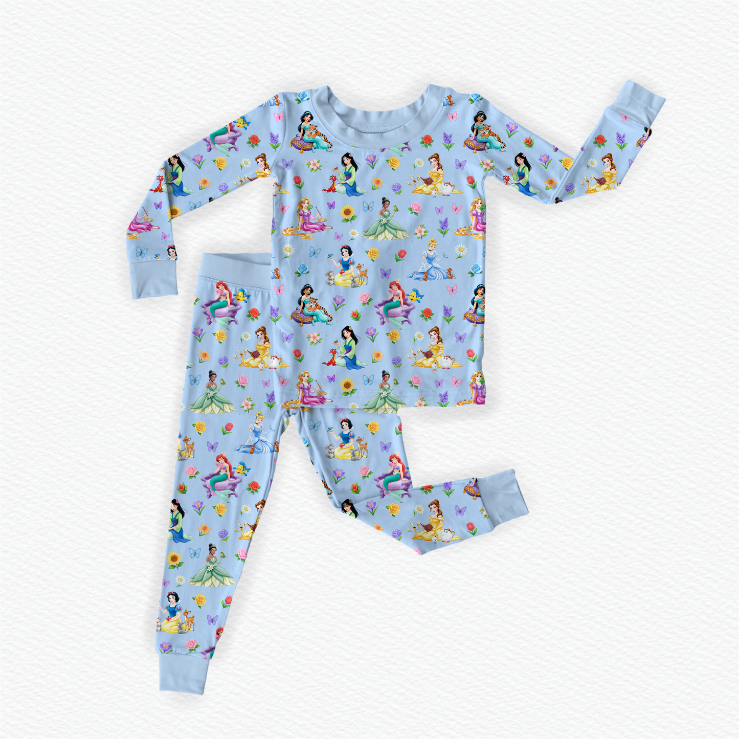 PREORDER Blue Garden Princess Pajamas